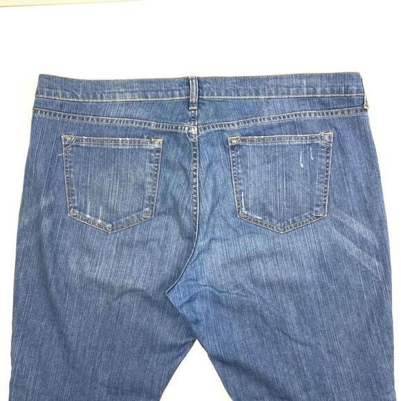 Old Navy The Diva Skinny Distressed Women's size 20 Medium Blue Denim Jeans - Picture 2 of 4